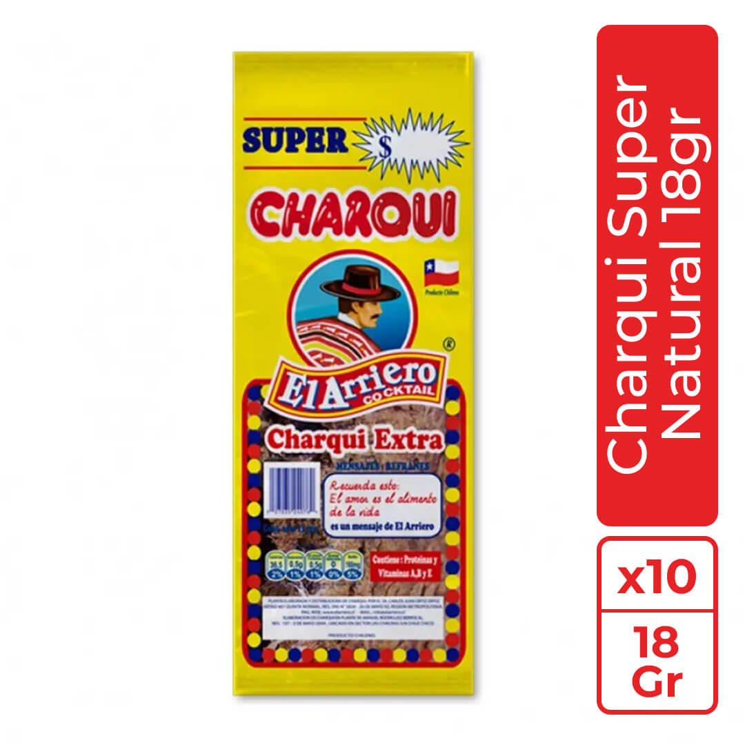 Charqui Super Natural 18gr c/u 1