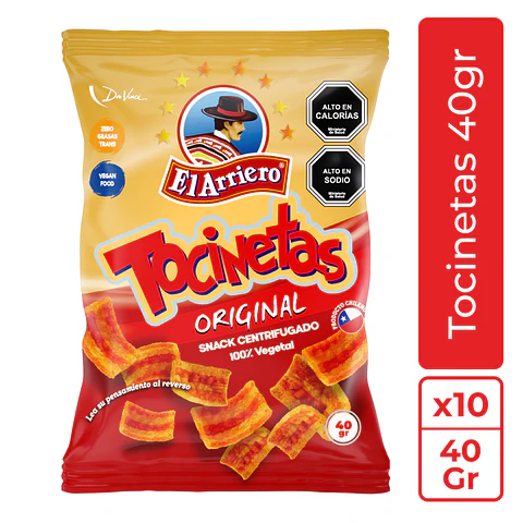 Tocinetas Original 40gr El Arriero