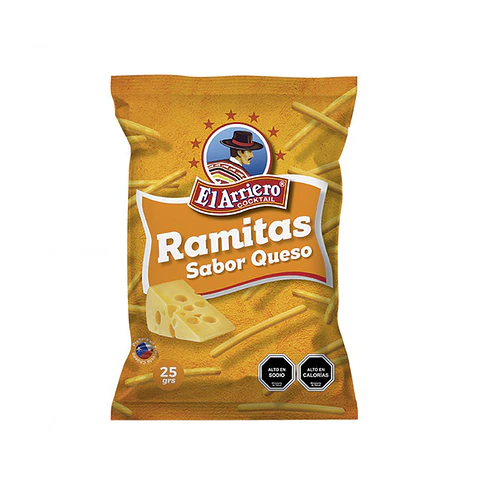 Ramitas de queso 25gr c/u