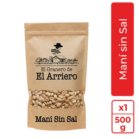 Maní Sin Sal 500 gr