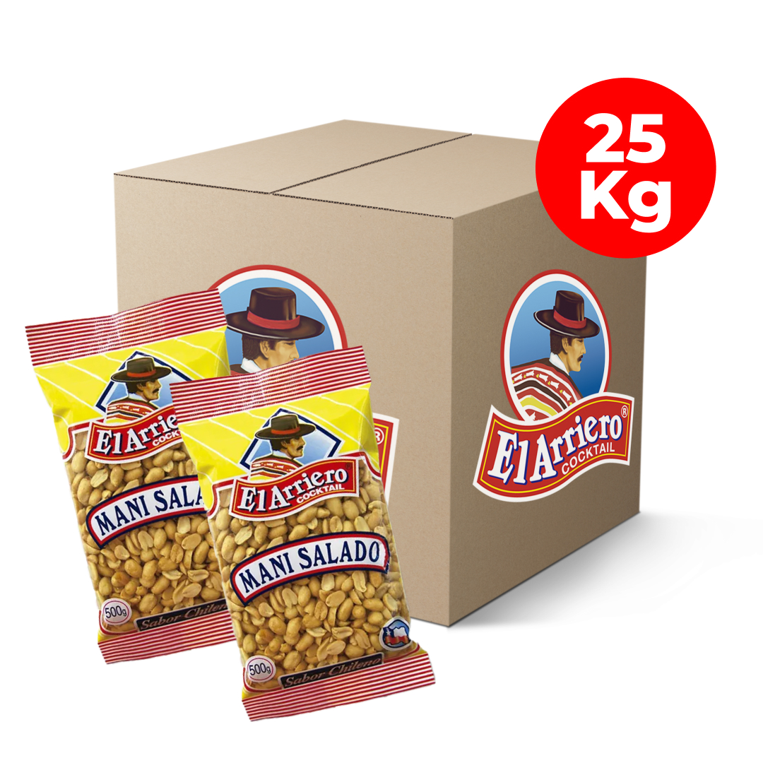 Caja 25 kilos de Maní Salado 1