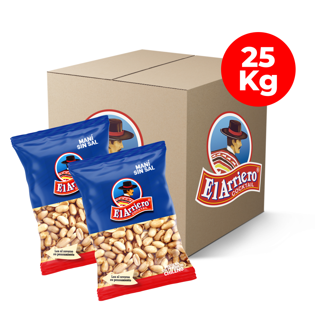 Caja 25 kilos de Maní Sin Sal 1