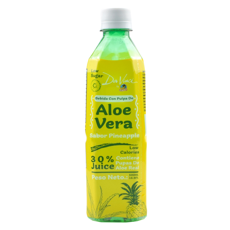 Caja de Aloe vera Piña de 500ml El Arriero 2
