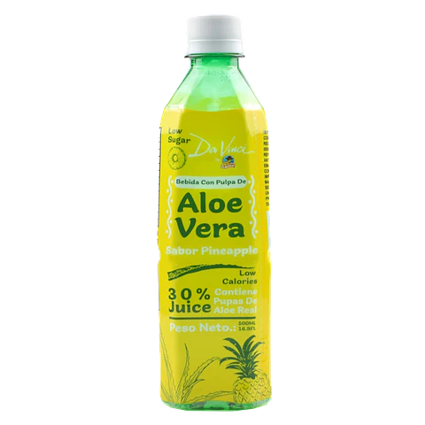 Caja de Aloe vera Piña de 500ml El Arriero