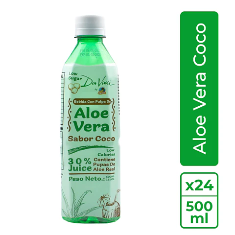 Caja de Aloe vera Coco de 500ml El Arriero