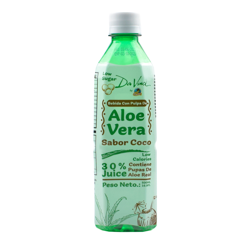 Caja de Aloe vera Coco de 500ml El Arriero 2
