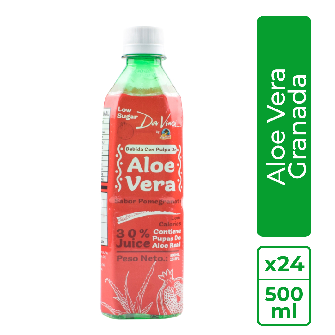 Caja de Aloe vera Granada de 500ml El Arriero 1