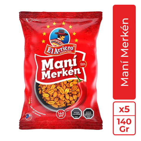 Maní Merken 140gr El Arriero