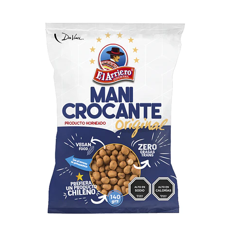 Maní crocante 140gr El Arriero