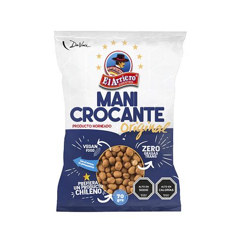 Maní crocante 70gr El Arriero