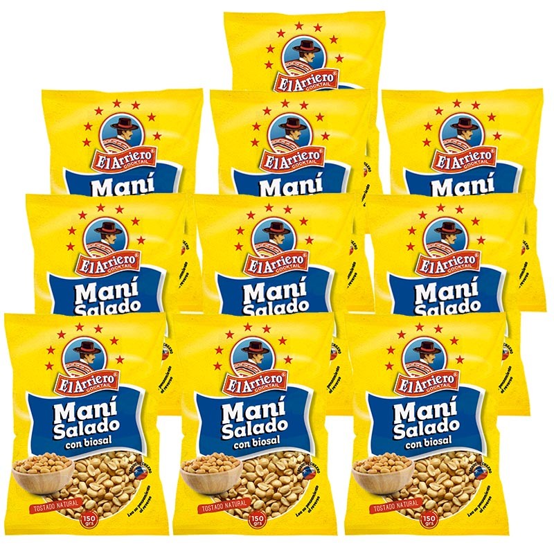 Promo Maní salado 150gr 20% Dcto. 2