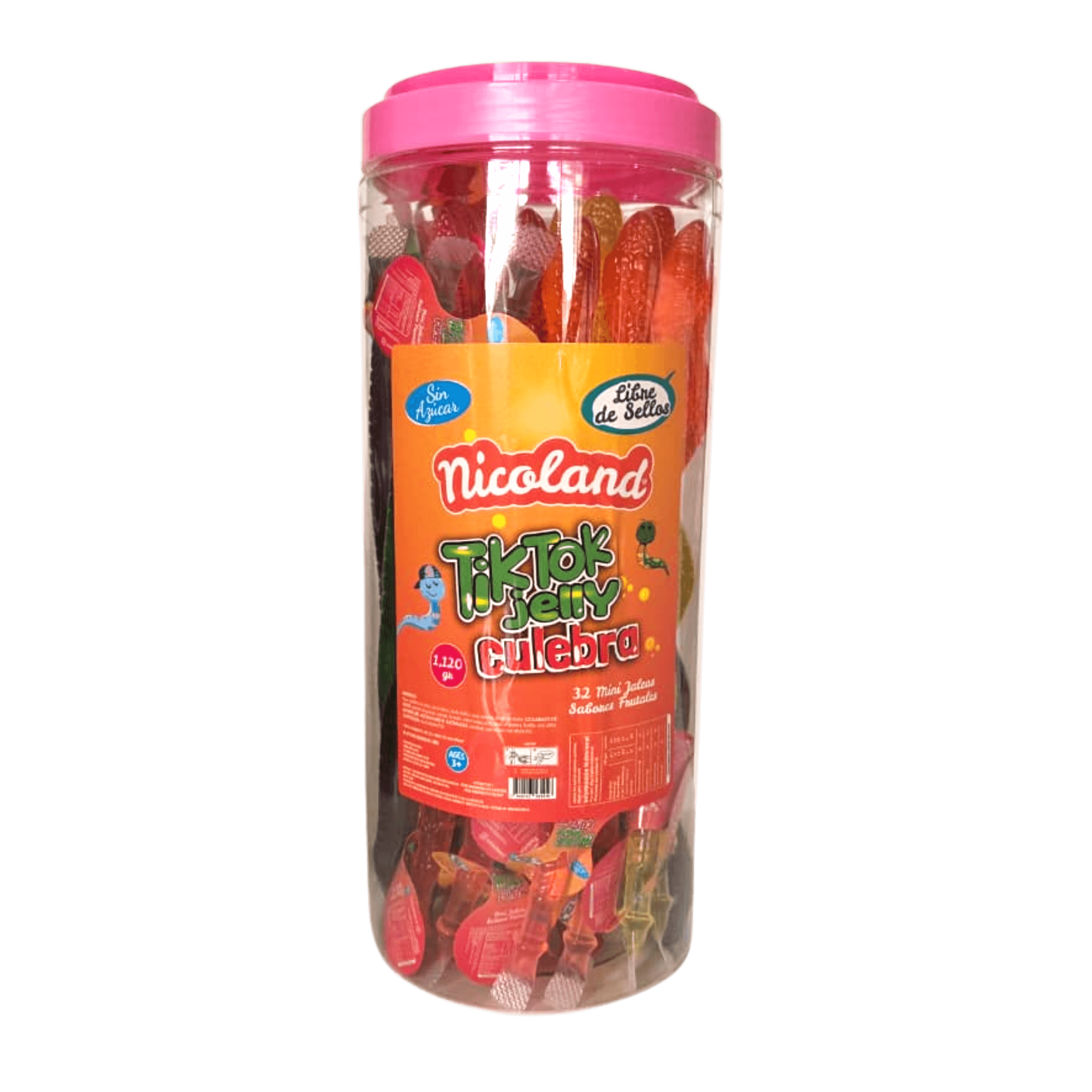 Nicoland  Jelly Culebra en tarro 2