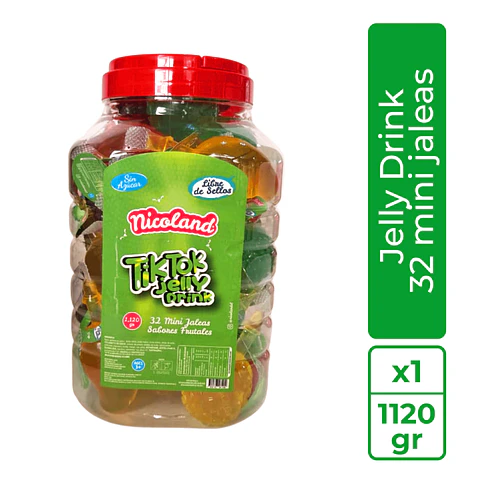 Nicoland Jelly Drink en tarro