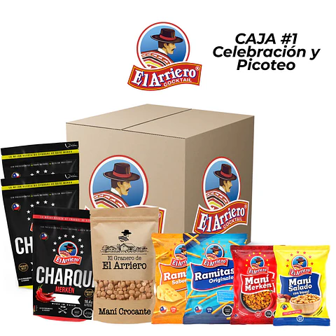 Caja para Celebración y Picoteo (Pack 1)