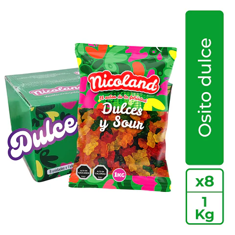 Caja gomita Osito Dulce