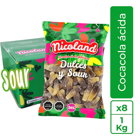 Caja Gomita Coca Cola 1 kg