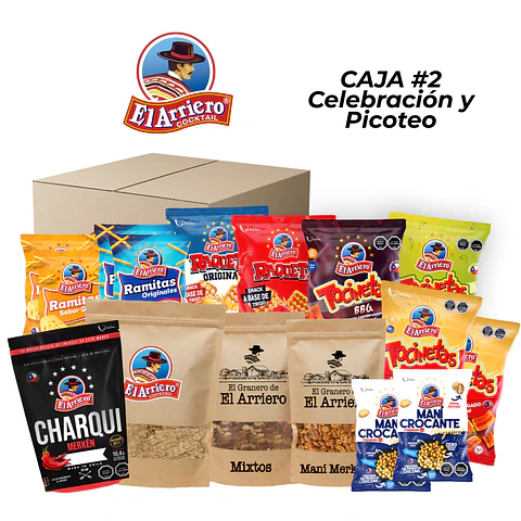 Caja para Celebración y Picoteo (Pack 2)