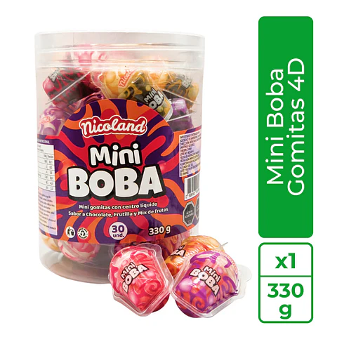 Mini Boba - Gomitas 4d