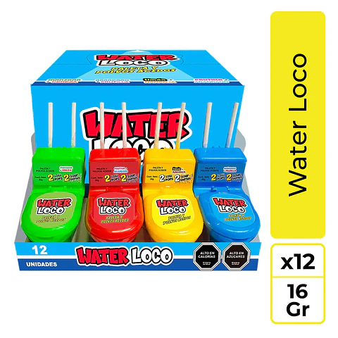 Water Loco Paleta y polvos 