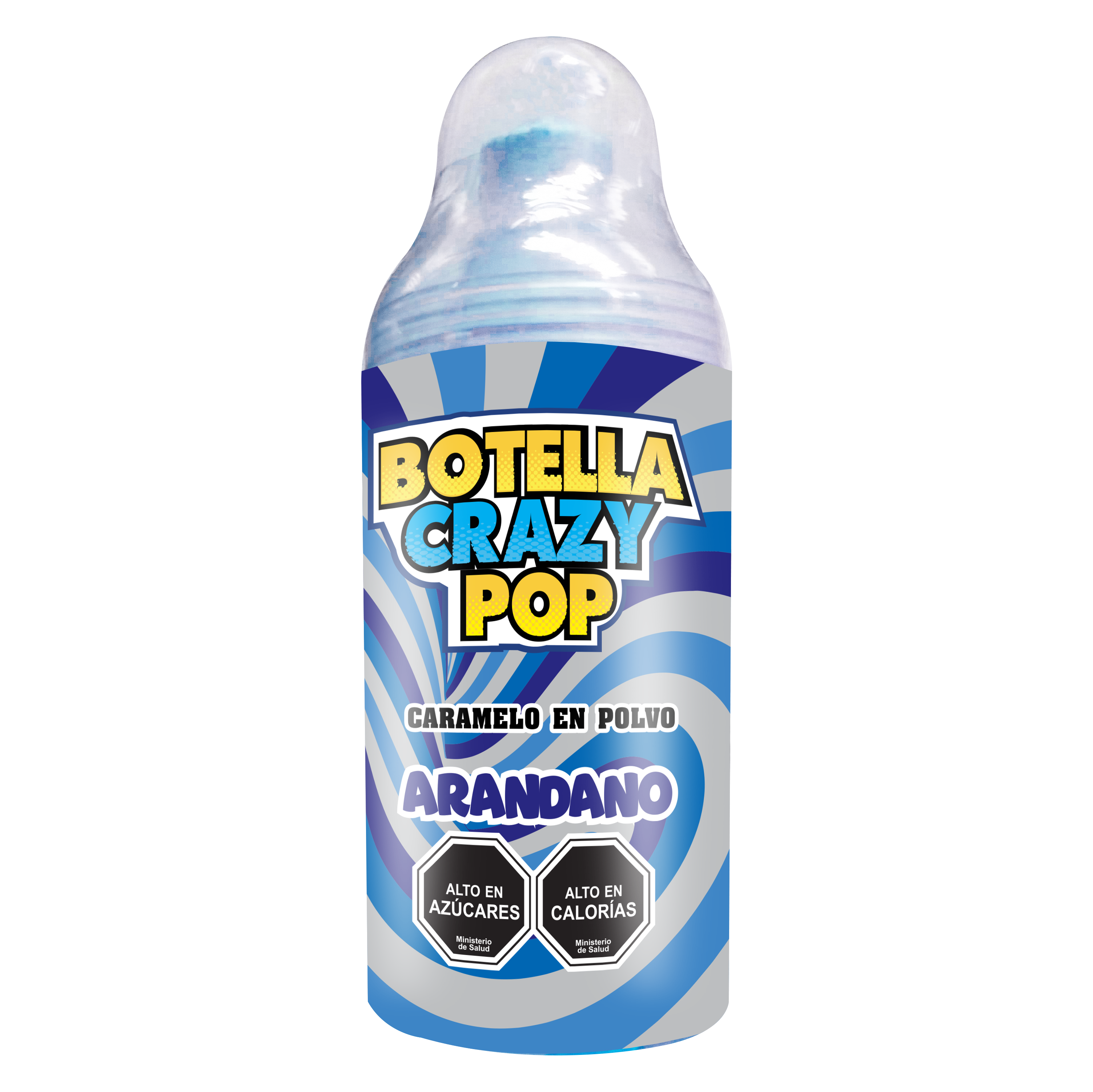 Botella Crazy Pop Caramelo en polvo 3