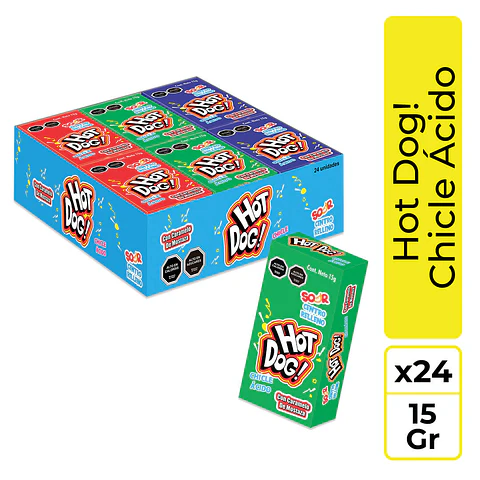 Hot Dog! Chicle Ácido