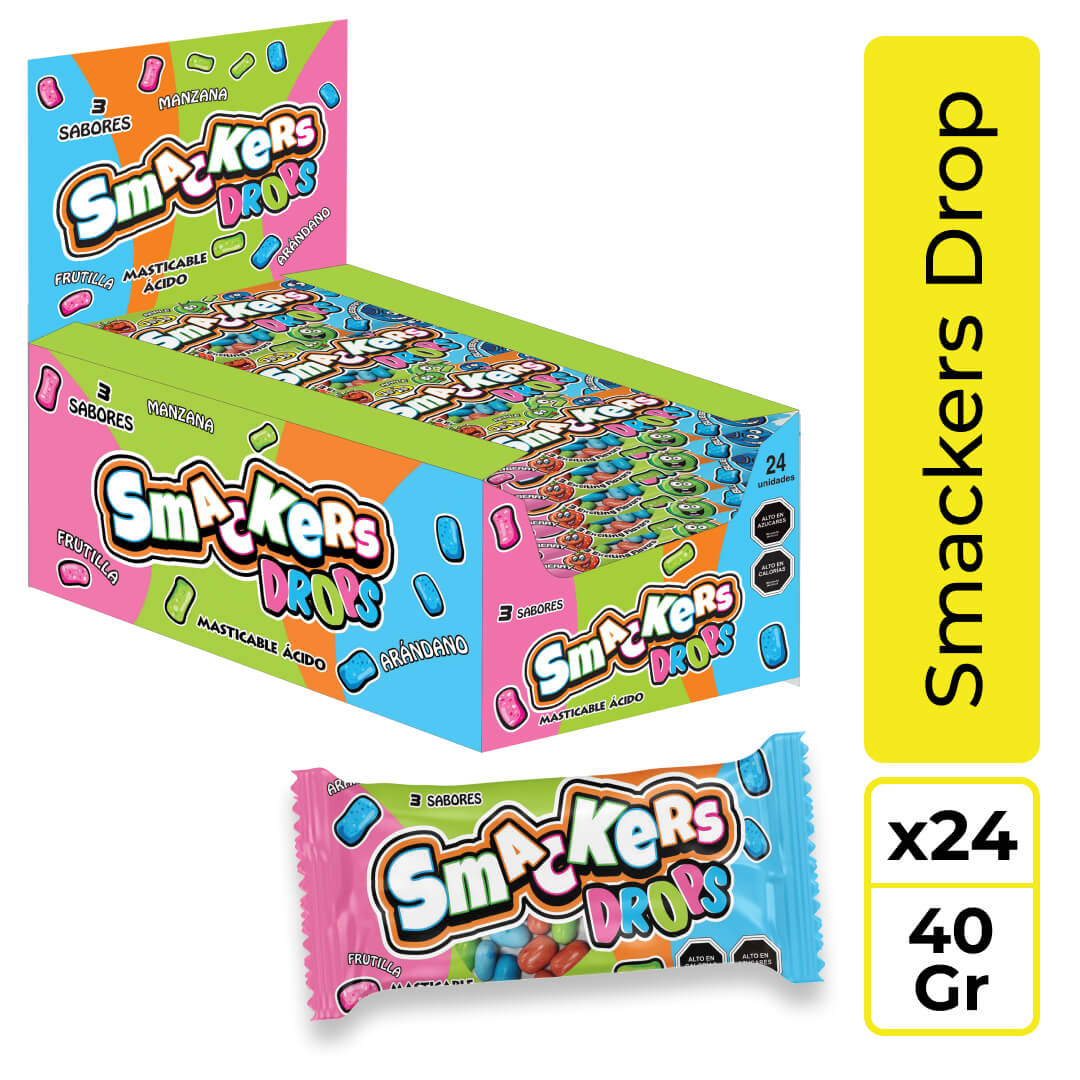 Smackers Drop Masticable ácido 1