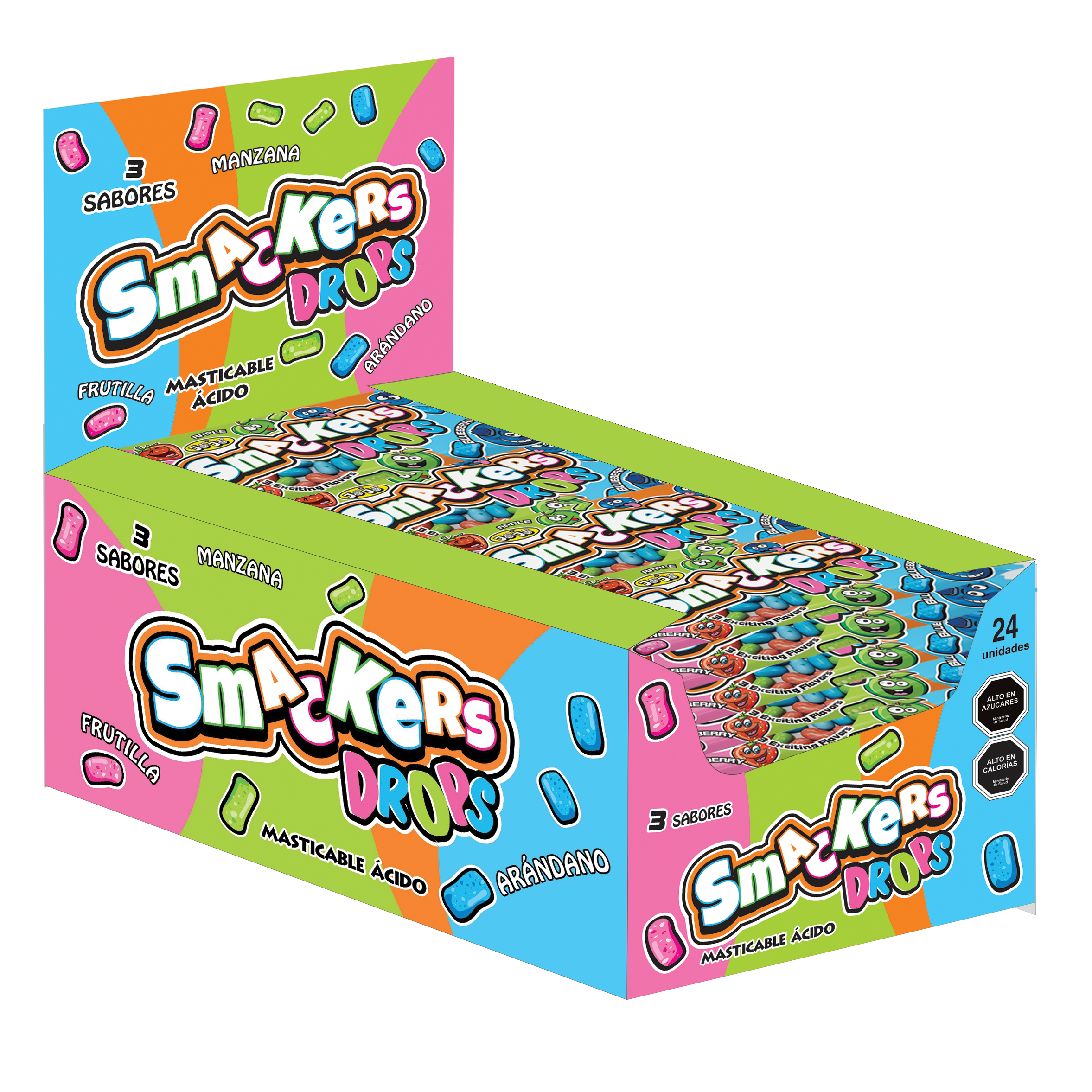 Smackers Drop Masticable ácido 2