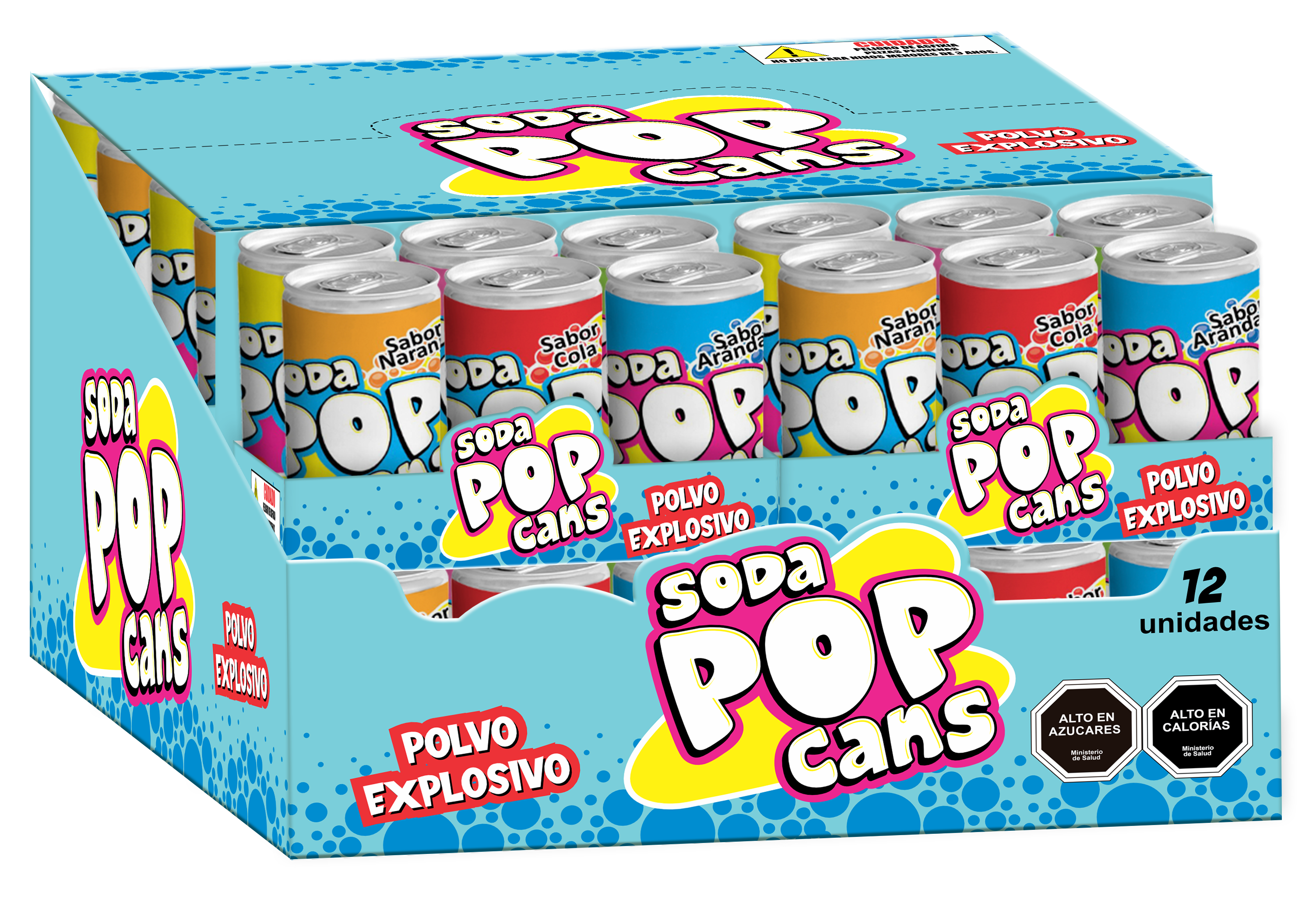 Soda Pop Cans Display 2