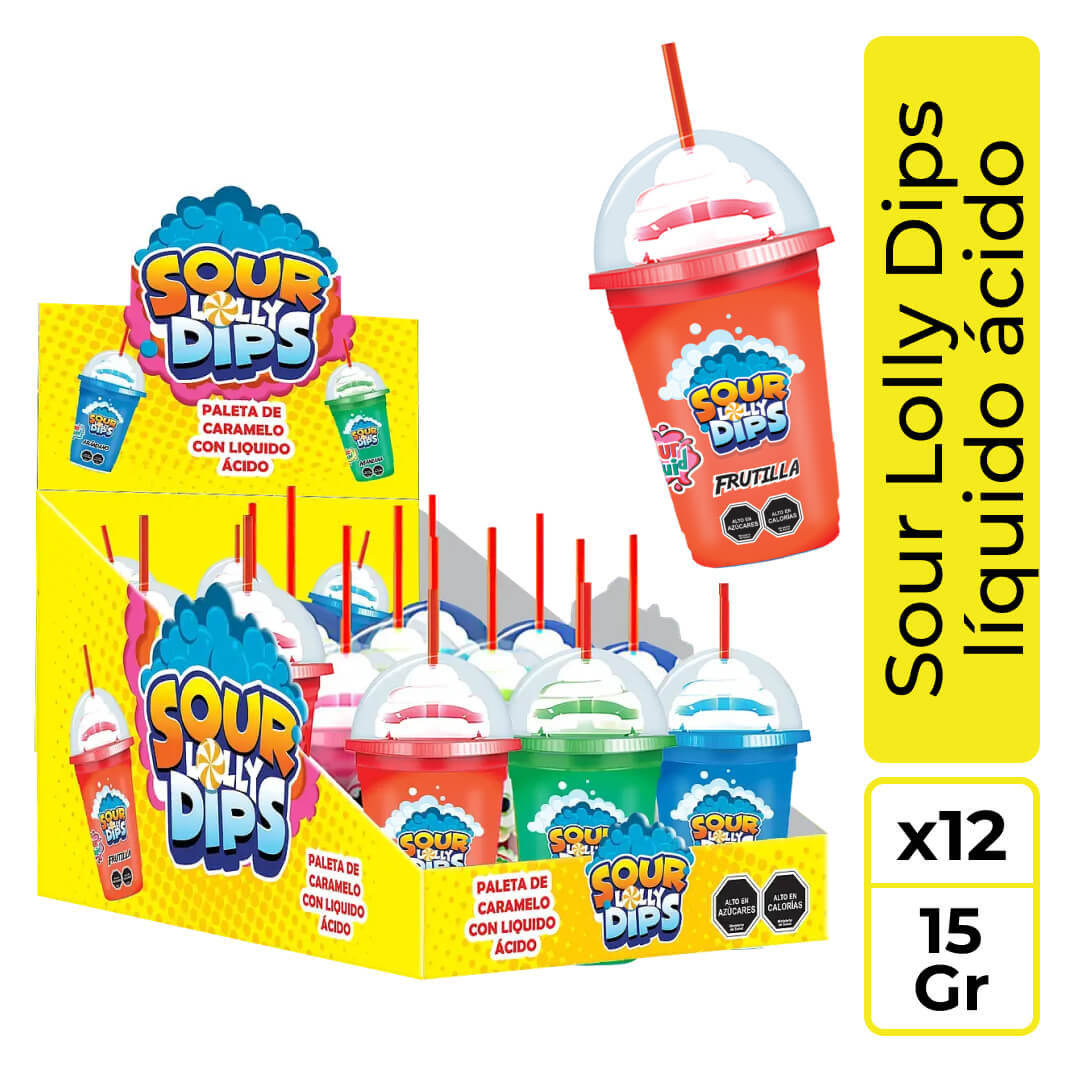 Sour Lolly Dips líquido ácido 1