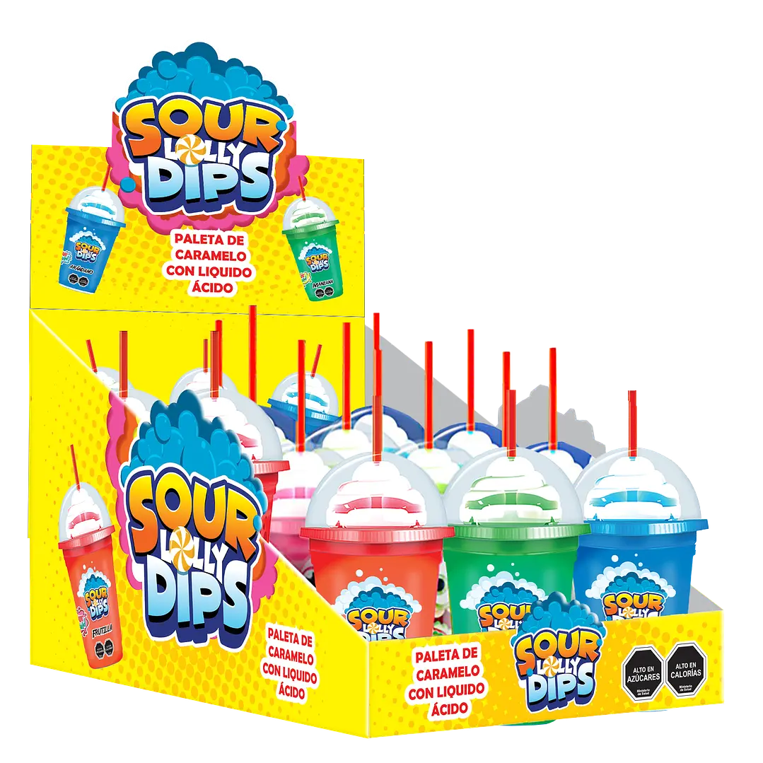 Sour Lolly Dips líquido ácido 2