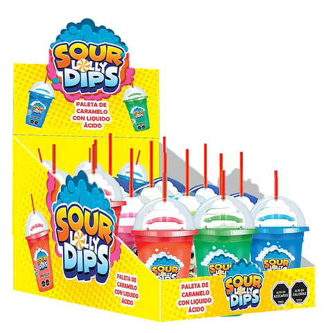 Sour Lolly Dips líquido ácido