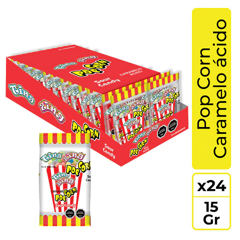Pop Corn Caramelo ácido