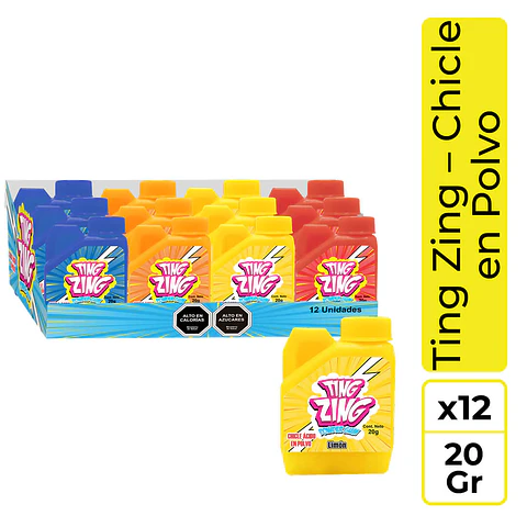 Tink Zing Chicle en polvo ácido