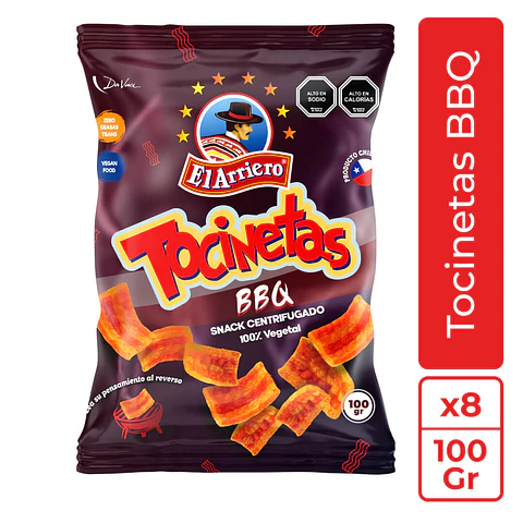 Tocineta BBQ 100gr El Arriero 