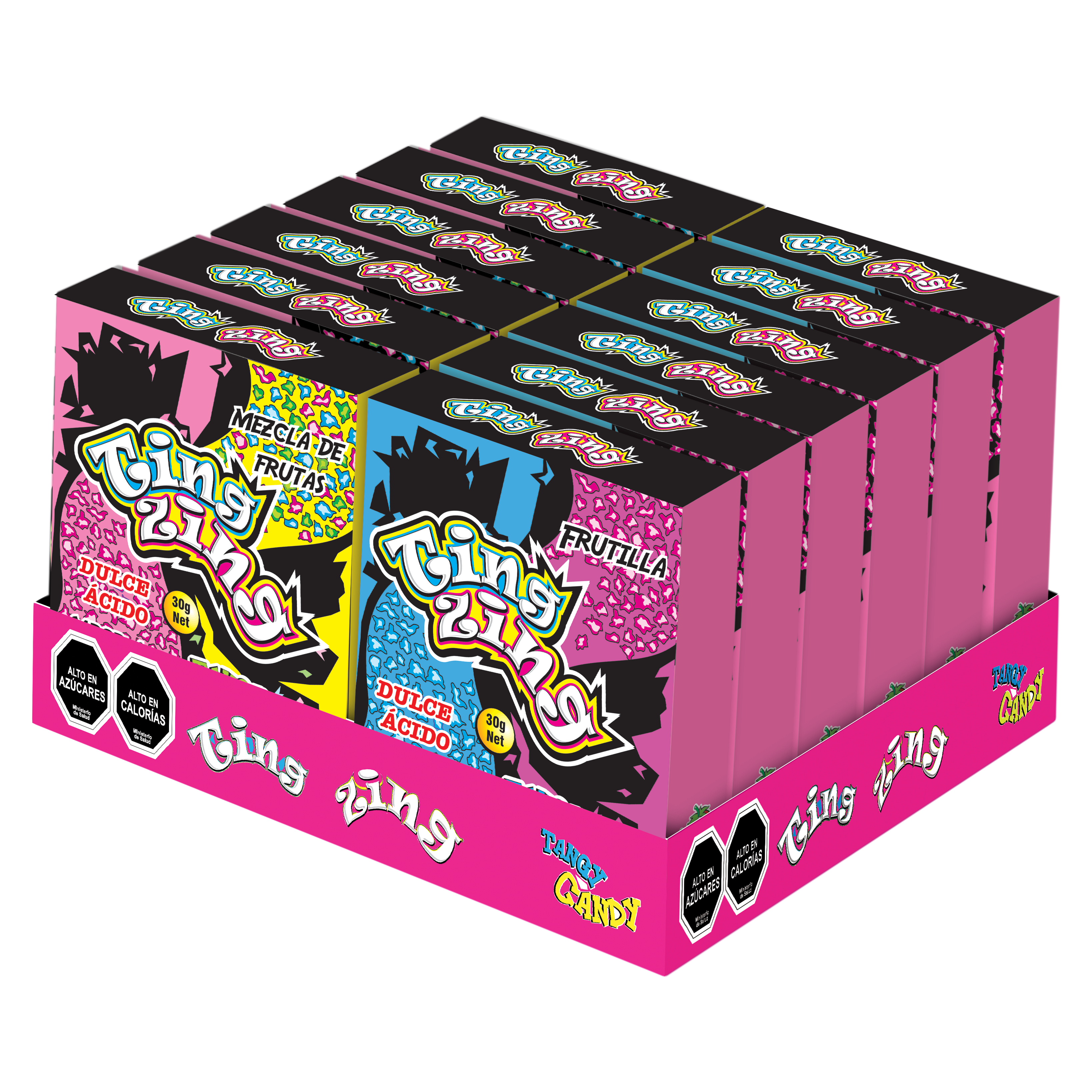 Ting Zing Tangy Candy Dulce ácido 2