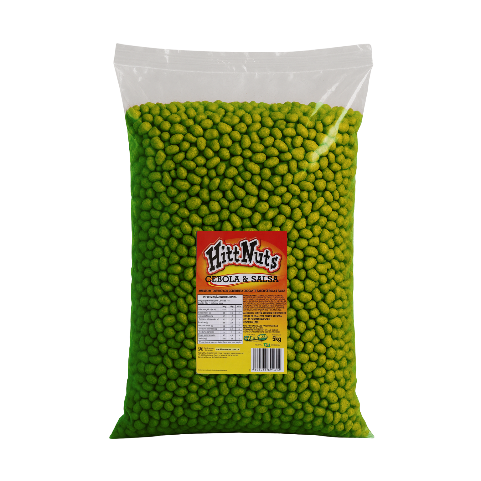 Maní Crocante Ciboulette HittNuts – Caja 10 kg 1