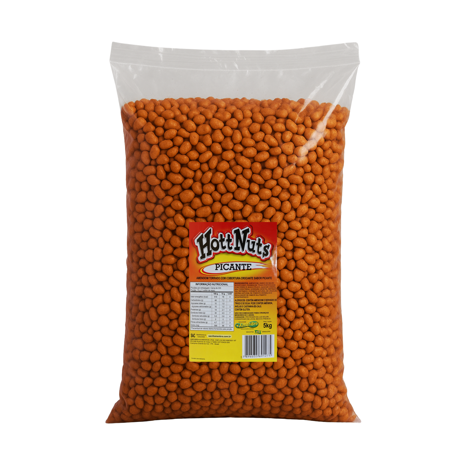 Maní Crocante Merken HittNuts – Caja 10 kg 1