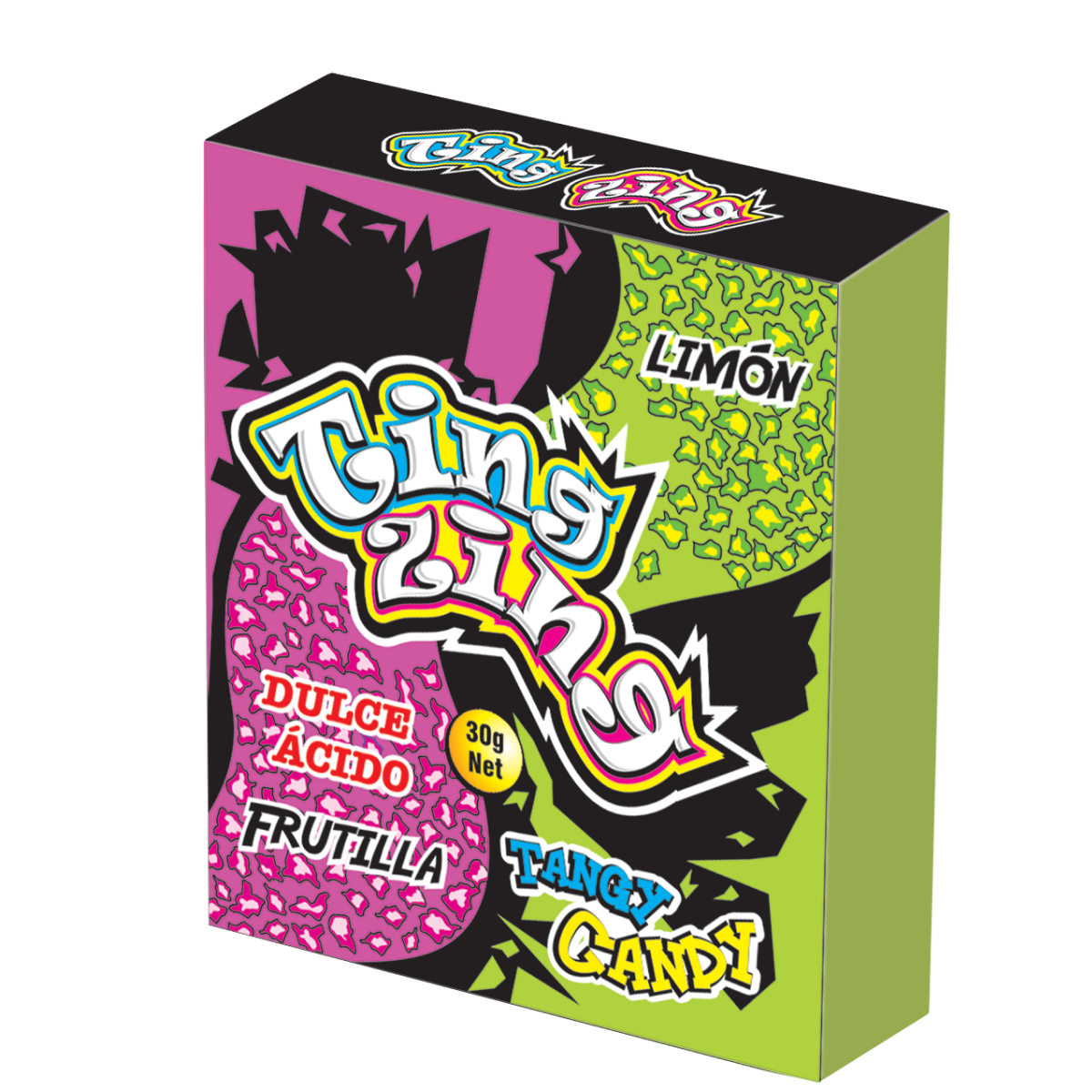 Ting Zing Tangy Candy Dulce ácido 6