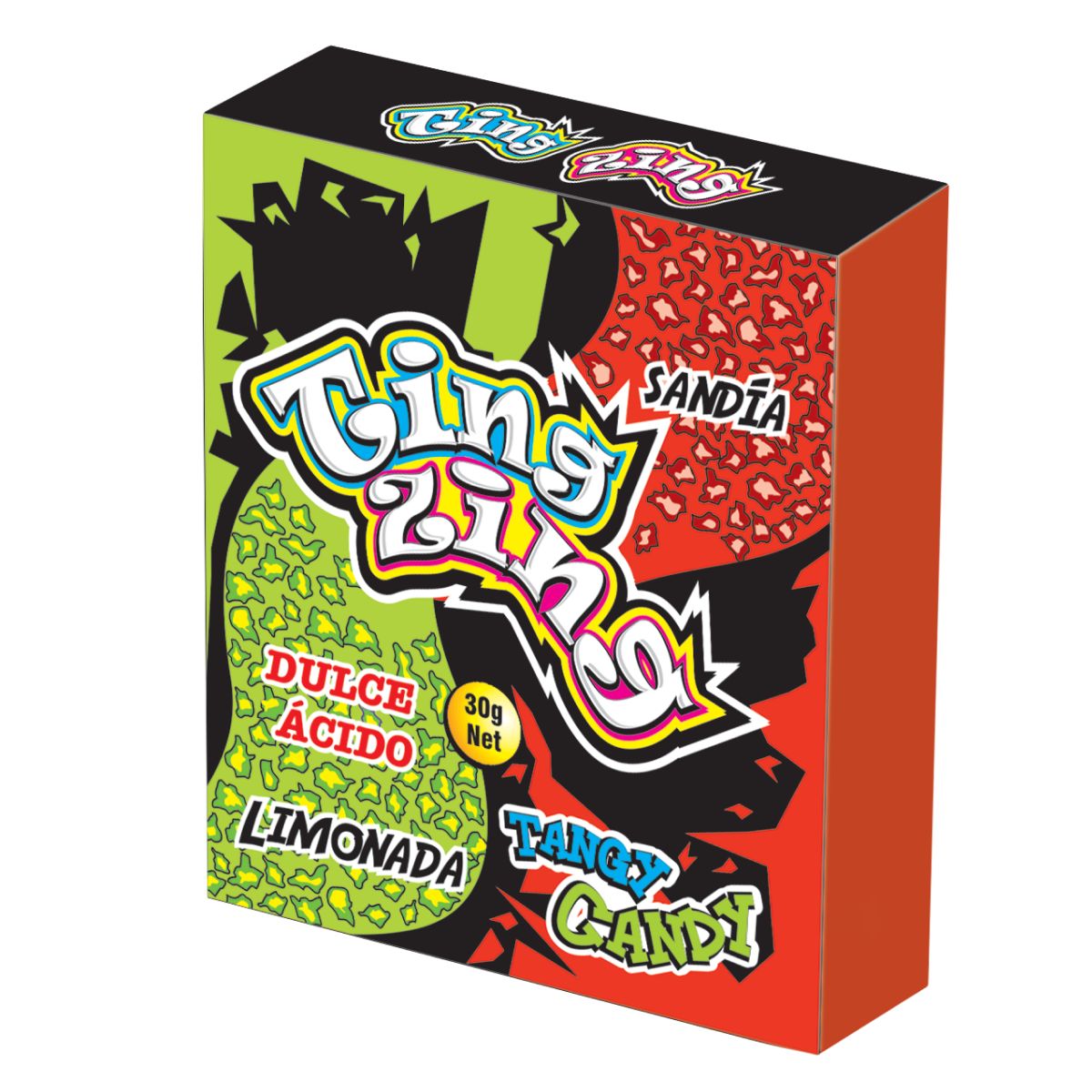 Ting Zing Tangy Candy Dulce ácido 7