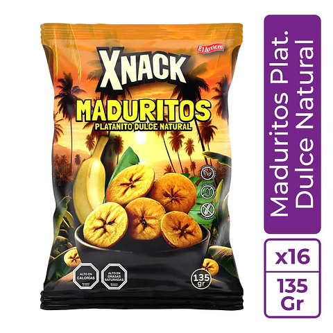 Maduritos Platanito Dulce Natural 135gr