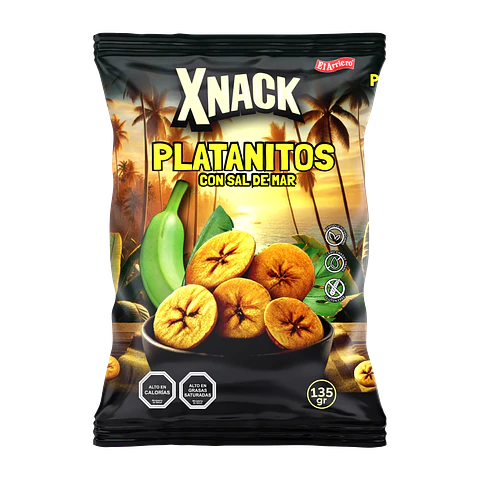 Platanitos con Sal de Mar 135gr