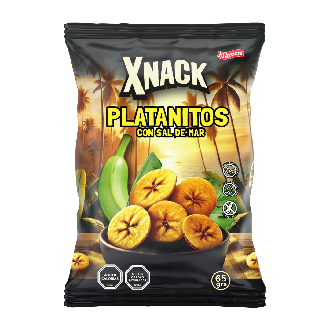 Platanitos con Sal de Mar 65gr 2