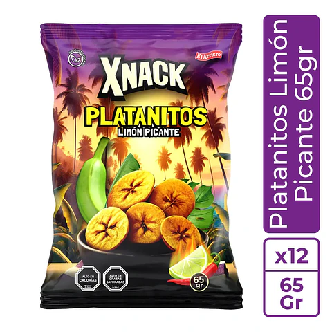 Platanitos Limón Picante 65gr