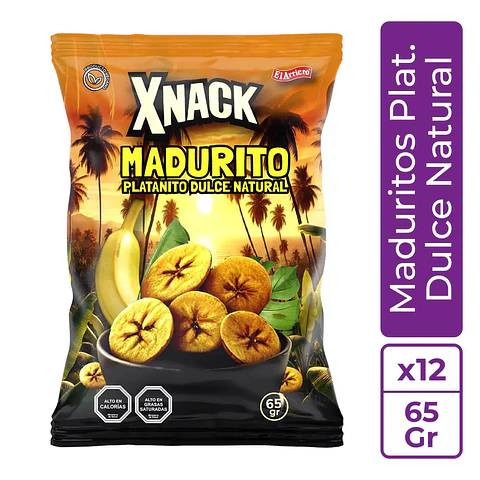 Maduritos Platanito Dulce Natural 65gr