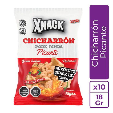 Chicharrón Picante 18gr x Display