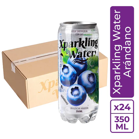 Xparkling Water Arándano 350ml