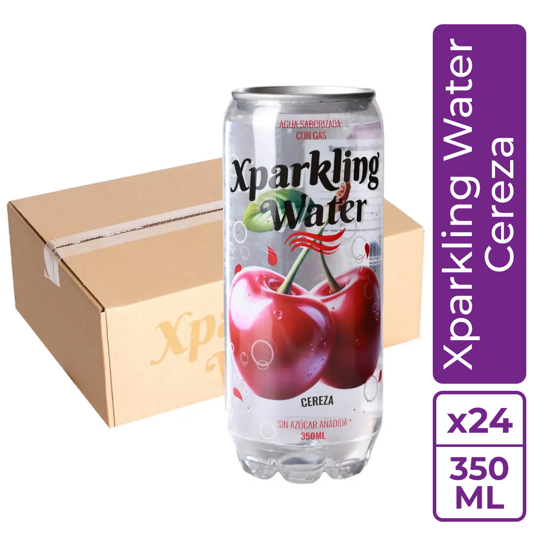 Xparkling Water Cereza 350ml 1