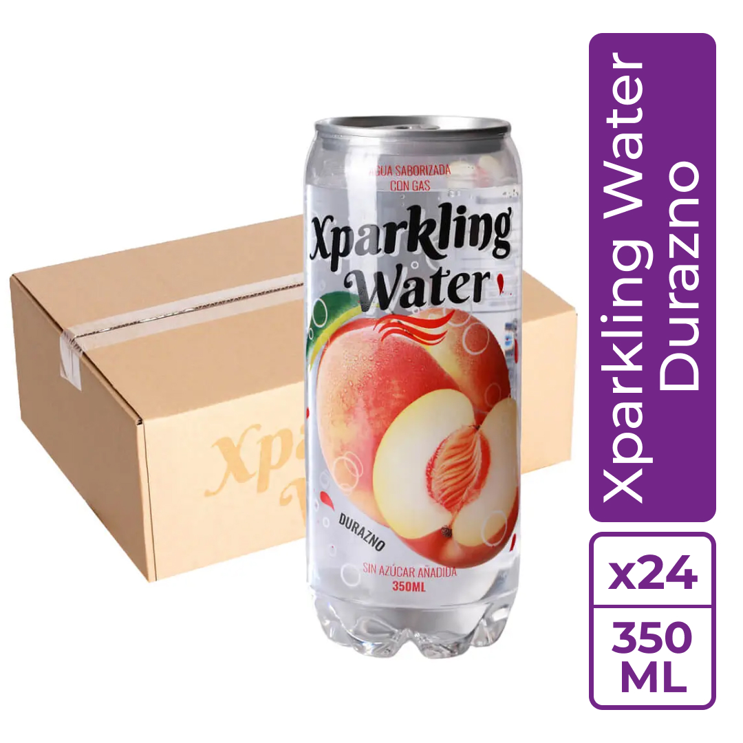 Xparkling Water Durazno 350ml 1