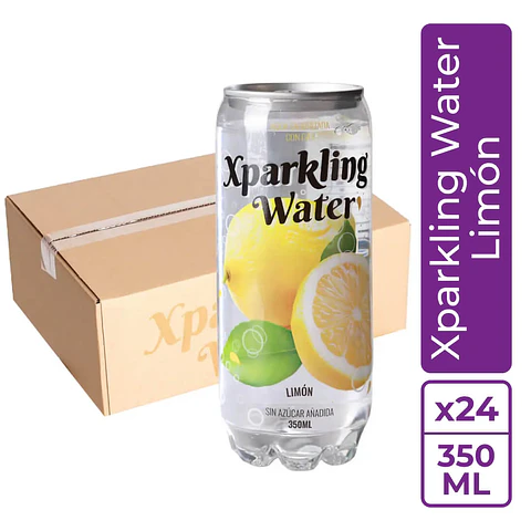 Xparkling Water Limón 350ml