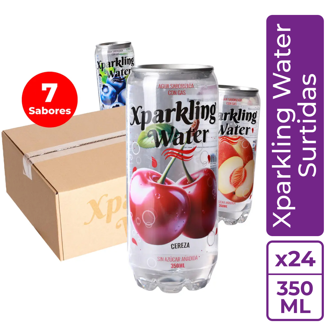 Xparkling Water 350ml (surtida) 1
